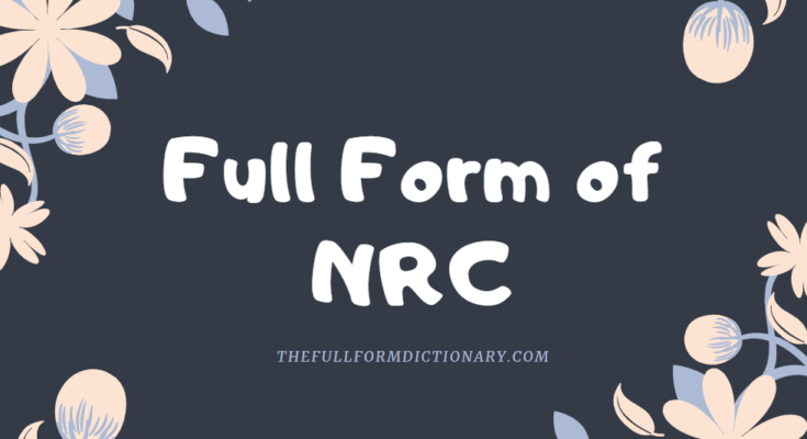 full form of nrc