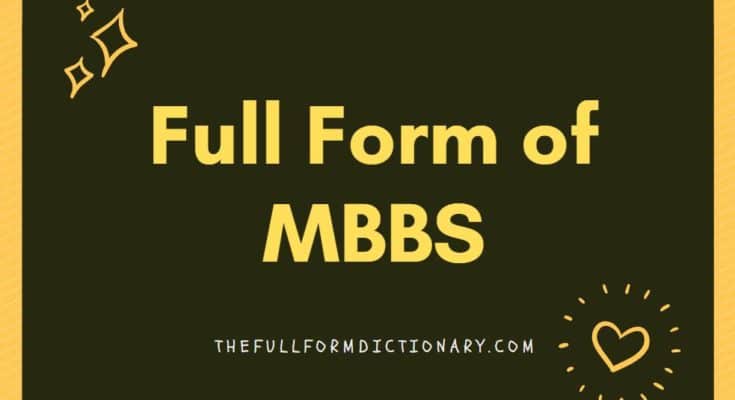 full form of mbbs